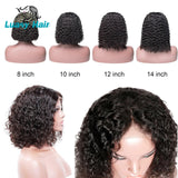 Jerry Curly Lace Front Human Hair Wigs With Baby Hair