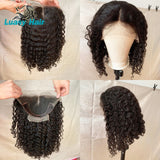 Jerry Curly Lace Front Human Hair Wigs With Baby Hair