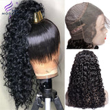 360 Pre Plucked with Baby Hair Remy Peruvian Water Lace Front Human Hair Wigs