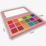 Matte Eyeshadow Palette Pro 18 Colors Highly Pigmented Bright
