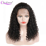 Deep Wave Lace Front Human Hair Brazilian 360 Pre Plucked With Baby Hair