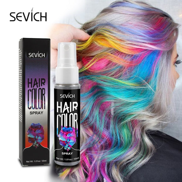 Temporary hair spray dye Liquid  Unisex Instant color dye